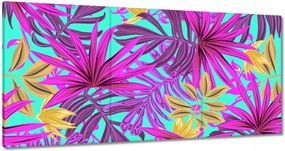 Vászonkép 180x90 Egzotikus levelek Trópusok