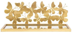 Aranyszínű éjjeliszekrény Butterfly – Mauro Ferretti