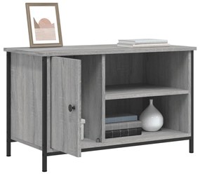 vidaXL szürke sonoma színű szerelt fa TV-szekrény 80x40x50 cm