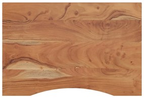 tömör akácfa téglalap alakú asztallap 90 x 60 x 2,5 cm