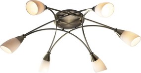 Dar Lighting BUREAU BUR0675 Plafonlámpa 6x40W/E14 IP20