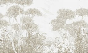 Fotótapéta Flizelin Design Divatos Trópusi növényzet 416x254