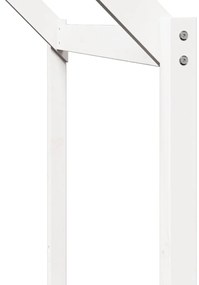 fehér tömör fenyőfa gyerekágytető 213 x 85,5 x 144,5 cm