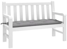 szürke oxford szövet kerti padpárna 120 x 50 x 7 cm