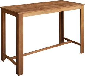 vidaXL tömör akácfa bárasztal 150 x 70 x 105 cm