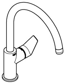 GROHE 31233001 - START mosogató csaptelep, fényes króm