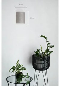 Brilagi - Fali lámpa SEMI 1xE27/15W/230V átm. 20 cm söt. szürke