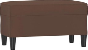 vidaXL barna műbőr pad 70 x 35 x 41 cm