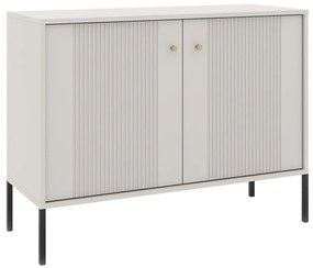 LUE komód, bézs/fekete