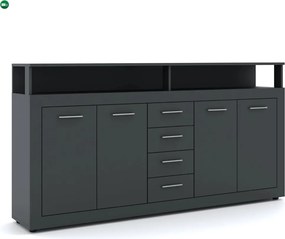 BLAGO komód 190 cm – antracit