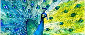 Páva képe (120x50 cm)