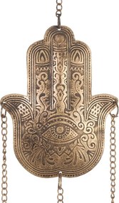 BALI felakasztható dekoráció, arany 'Fatima keze' 55 x 10cm