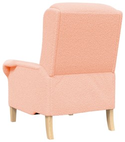 Ergonomikus Karosszék Rózsaszín Szövet, Fa Közepes Ergonomikus