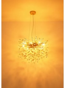 Globo 64138H1G - Kábeles csillár QUEENA 8xE14/40W/230V arany