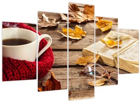 Kép - Őszi csésze tea (150x105 cm)