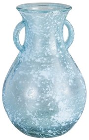 ARLEEN kék üveg váza