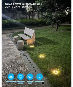 Immax 08496L-SADA 4xLED kültéri napelemes lámpa szenzorral 0,048W/2V IP68