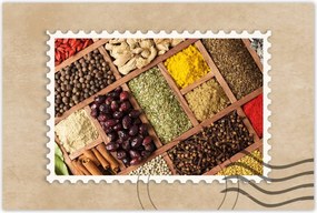 Poszterek 90x60 Fűszerek dobozban
