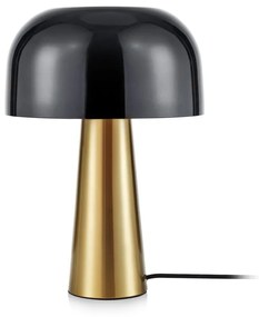 Blanca rézszínű asztali lámpa fekete lámpaburával - Markslöjd