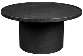 Fekete kerek dohányzóasztal ø 70 cm Winston – Dutchbone