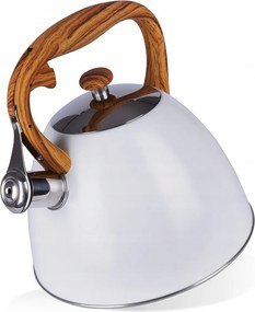 Vízforraló Fehér acél, gáz főzőlap síppal indukciós tűzhely