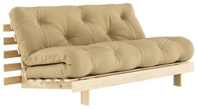 Sárga kinyitható kanapé 160 cm Roots - Karup Design