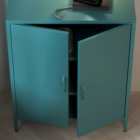 Szafka z półkami VITO, 800 x 1015 x 400 mm, Modern: morska