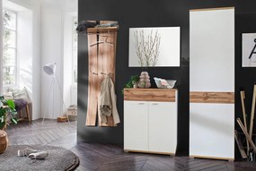 Nia komód wotan tölgy, fehér 74cm