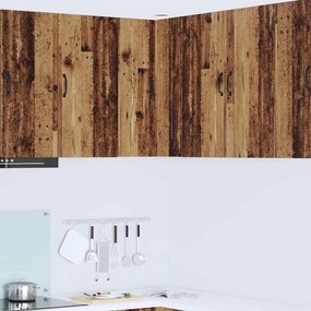 Fali konyhaszekrény polcokkal Öreg fa 57 x 57 x 80 cm Faanyag