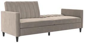 Világosszürke bársony kanapé 207 cm Celine – Støraa