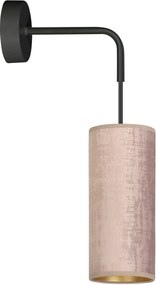 Emibig Bente oldalfali lámpa 1x60 W fekete-rózsaszín-arany 1061/K1