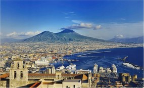 Dekoratív fotótapéta Furnér a flizelinen Tengerparti panoráma 416x254