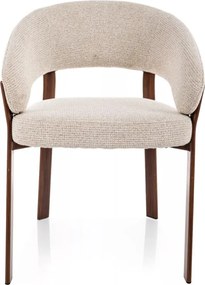 Nagoja D étkezőszék világosbézs/dió