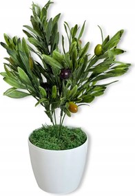 Cserepes virág Olíva gyümölcsökkel 37 cm Virágok irodába Mű fa