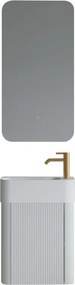 AREZZO design SORELLA 45 cm-es alsószekrény 1 ajtó, matt fehér