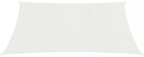 fehér HDPE napvitorla 160 g/m² 6 x 7 m