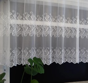 Mg Függöny jacquard 36251 Fehér 150cm 0,5mb