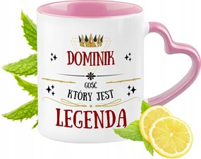 Dominik Bögre Rózsaszín Szív Alakú Füllel Kávé Ajándék