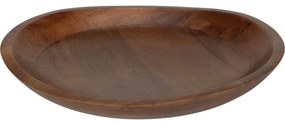 Kasai mangófából készült tál, átmérő 35 cm