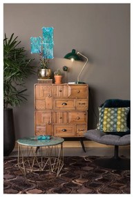 Tárolóasztal márvány lappal, ⌀ 51 cm - Dutchbone