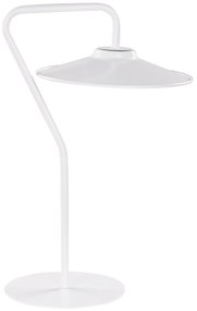 Fehér fém LED asztali lámpa 41 cm GALETTI Beliani