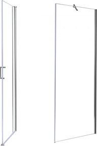 MONICA80 Monica szögletes nyílóajtós zuhanykabin, 80x80x190 cm