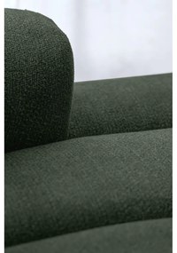 Sötétzöld sarokkanapé (bal oldali-U alakú) Shell – Miuform