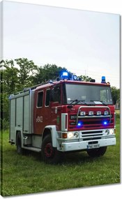 Vászonkép 50x70 Tűzoltóautó