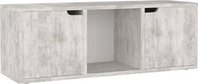 vidaXL betonszürke szerelt fa TV-szekrény 88,5 x 27,5 x 30,5 cm