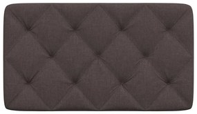 sötétbarna szövet fejtámla párna 90 cm