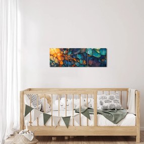 Kép - Üvegmozaik (órával) (90x30 cm)