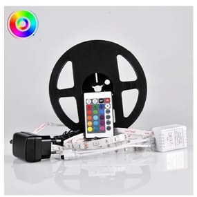 LED RGB állítható fényerőjű szalag 5m LED/18W/12V IP20 + távirányító