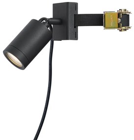 Fekete kültéri spotlámpa fához GU10 50mm forgatható és dönthető IP65 - Solo