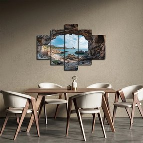 Kép - Barlang a tenger mellett (150x105 cm)